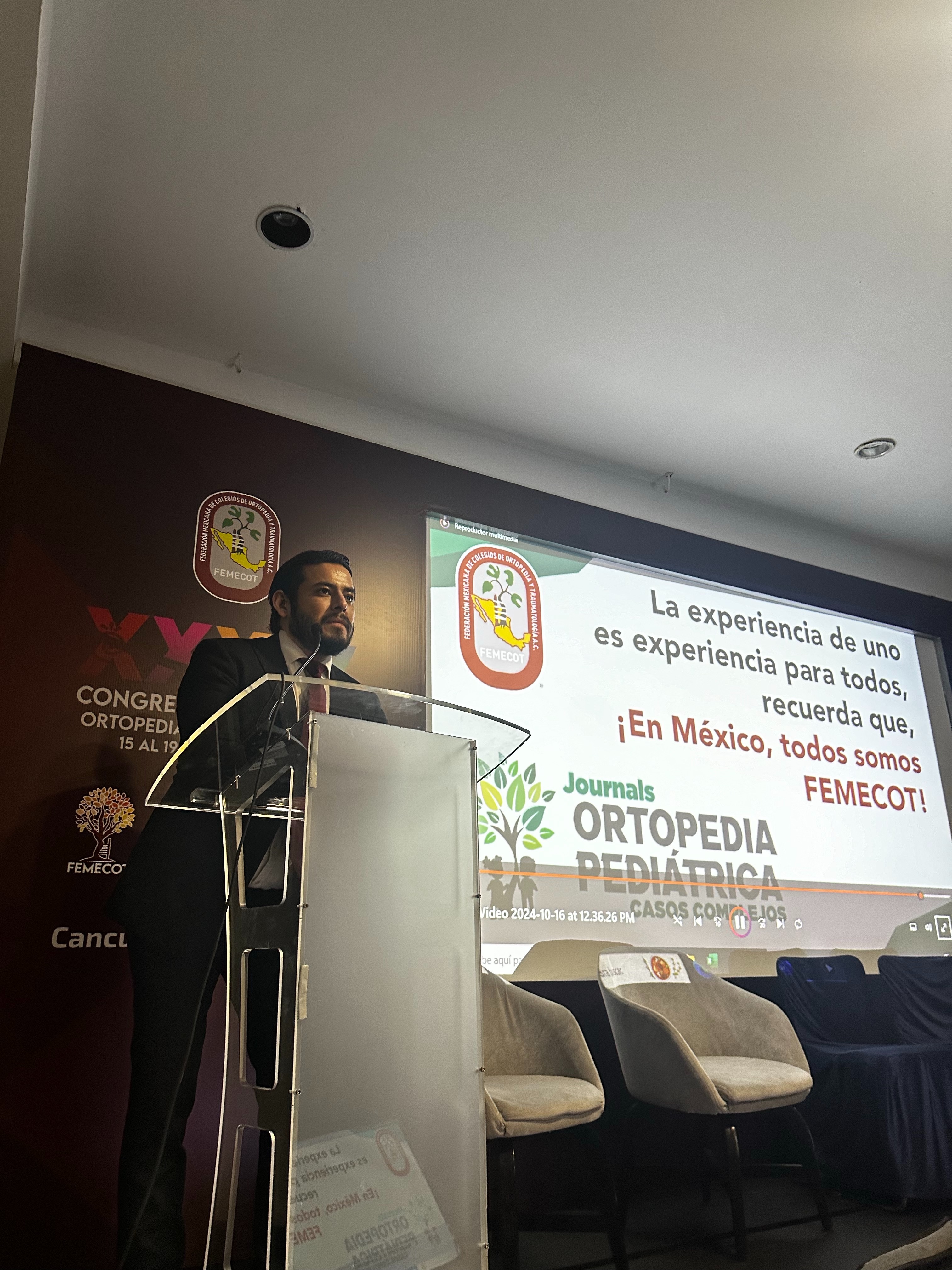 Dr. Guerra como ponente en Congreso FEMECOT